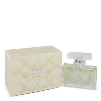 Coach Signature by Coach Eau De Parfum Spray 1 oz clear bottle with box.