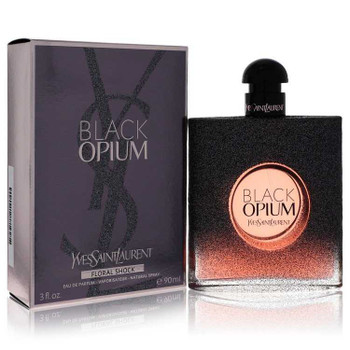 Black Opium Floral Shock by Yves Saint Laurent Eau De Parfum Spray 3 oz product image at NuMercy