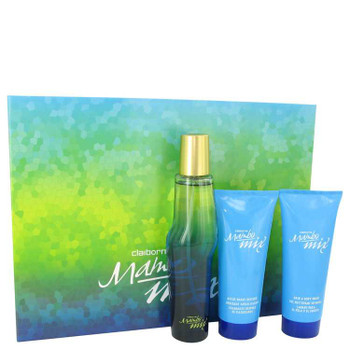 Mambo Mix by Liz Claiborne Gift Set -- 3.4 oz Eau De Cologne Spray + 3.4 oz After Shave Soother + 3.4 oz Shower Gel product image at NuMercy