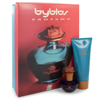BYBLOS by Byblos Gift Set -- 1.68 oz Eau De Parfum Spray + 6.75 Body Lotion