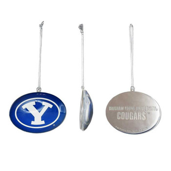 BYU Cougars Glass Y Logo Ornament product image at NuMercy