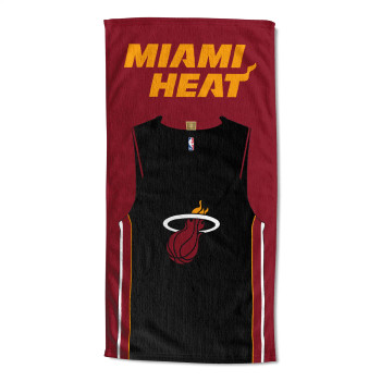 Miami Heat NBA Jersey Personalized Beach Towel