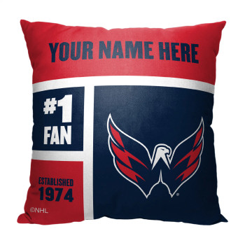 Calgary Flames NHL Colorblock Personalized Pillow