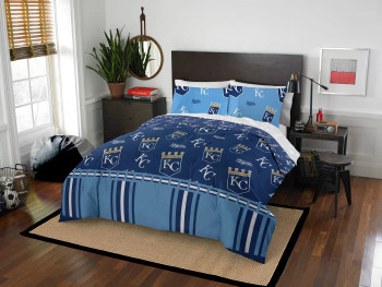 Kansas City Royals MLB Queen Bed In a Bag Set