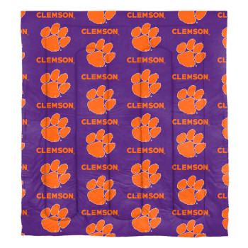 Clemson Tigers Rotary Full Bed in a Bag Set