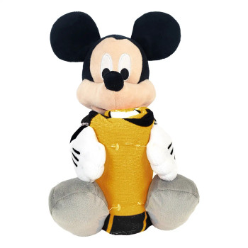 NFL Pittsburgh Steelers Mickey Mouse Beach Towel and Character Hugger Pillow Set