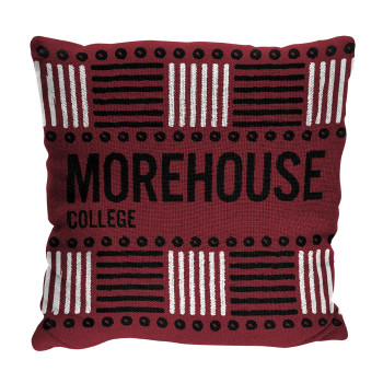 NCAA Morehouse Maroon Tigers Homage Jacquard Pillow