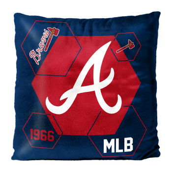 MLB Atlanta Braves Connector Double Sided Velvet Pillow