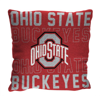 NCAA Ohio State Buckeyes Stacked Woven Pillow