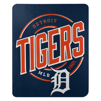 MLB Detroit Tigers Campaign Fleece Throw Blanket