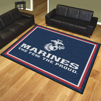 US Marines 8' x 10' Plush Rug