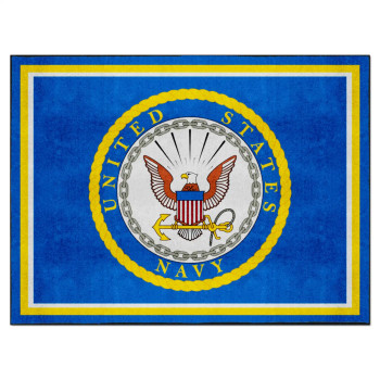 US Navy 8' x 10' Plush Rug