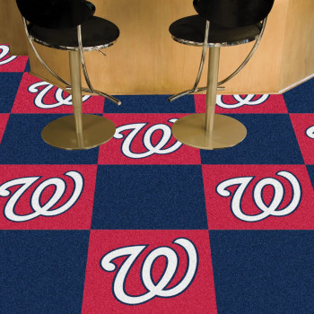 MLB Washington Nationals 18" x 18" Carpet Tiles