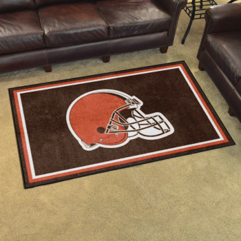 NFL Cleveland Browns 4' x 6' Plush Rug