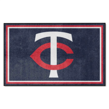 MLB Minnesota Twins 4' x 6' Plush Rug