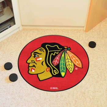 NHL Chicago Blackhawks Round Rug