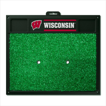 NCAA Wisconsin Badgers Golf Hitting Mat