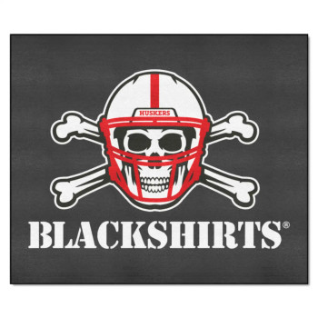 NCAA Nebraska Blackshirts Tailgater Rug