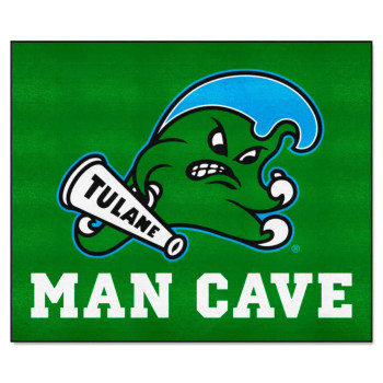 NCAA Tulane Green Wave Tailgater Rug Man Cave