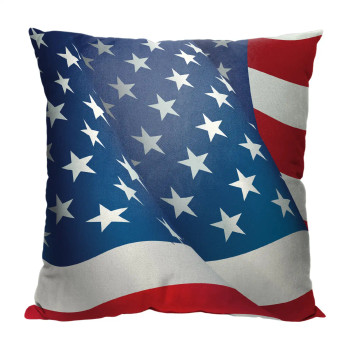 Operation Hat Trick Flag Sway Throw Pillow