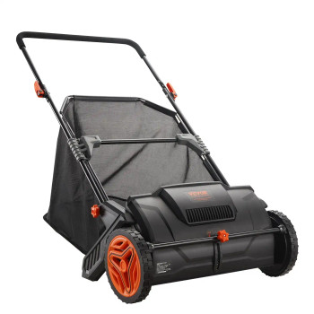 VEVOR Push Lawn Sweeper, 21-inch Leaf & Grass Collector product image at NuMercy