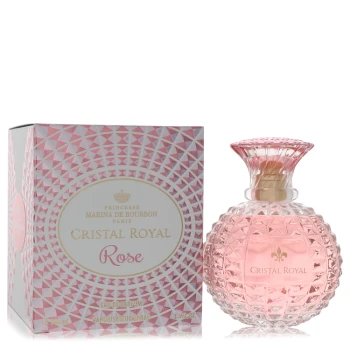 Marina De Bourbon Cristal Royal Rose Perfume by Marina De Bourbon for Women Eau De Parfum Spray 3.4 Oz