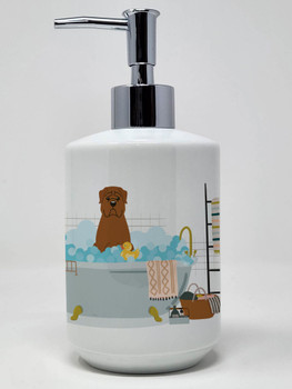 Dogue de Bourdeaux in Bathtub Ceramic Hand Soap Dispenser product image at NuMercy