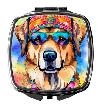 Hippie Dawg Compact Decorative Travel Makeup Mirror DAC2580 product image at NuMercy