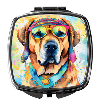 Mastiff Hippie Dawg Compact Decorative Travel Makeup Mirror DAC2532 product image at NuMercy