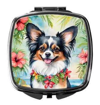 Papillon Luau Compact Decorative Travel Makeup Mirror DAC6487 product image at NuMercy