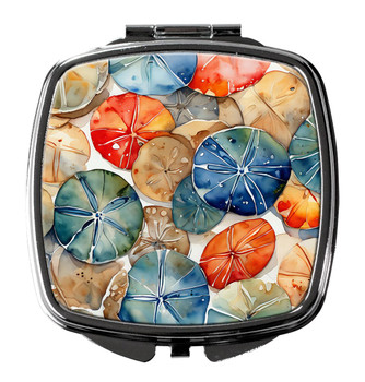 Sand Dollars Compact Decorative Travel Makeup Mirror DAC2820 product image at NuMercy
