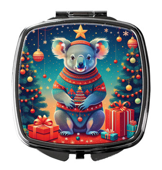 Koala Christmas Compact Decorative Travel Makeup Mirror DAC1187 product image at NuMercy
