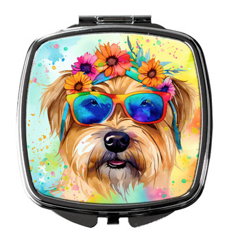 Cairn Terrier Hippie Dawg Compact Decorative Travel Makeup Mirror DAC2480 product image at NuMercy