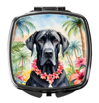 Great Dane Luau Compact Decorative Travel Makeup Mirror DAC6445 product image at NuMercy