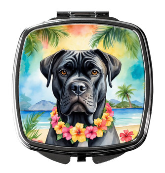 Cane Corso Luau Compact Decorative Travel Makeup Mirror product image at NuMercy