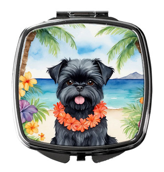 Affenpinscher Luau Compact Decorative Travel Makeup Mirror DAC6345 product image at NuMercy