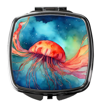 Jellyfish Compact Decorative Travel Makeup Mirror DAC2788 product image at NuMercy