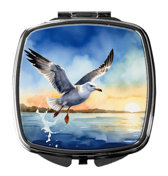 Gull Flying Low Compact Decorative Travel Makeup Mirror DAC7516 product image at NuMercy