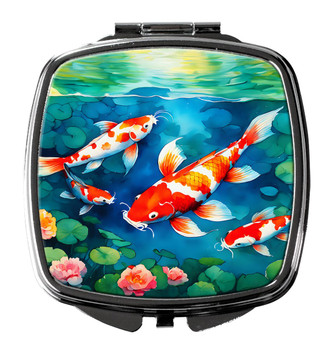 Koi Fish Compact Decorative Travel Makeup Mirror DAC2797 product image at NuMercy
