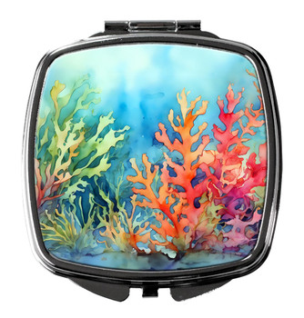Seaweed Compact Decorative Travel Makeup Mirror DAC2825 product image at NuMercy