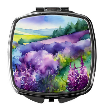 New Hampshire Purple Lilac in Watercolor Compact Decorative Travel Makeup Mirror DAC1685 product image at NuMercy
