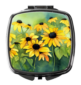 Maryland Black-Eyed Susans in Watercolor Compact Decorative Travel Makeup Mirror DAC1667 product image at NuMercy