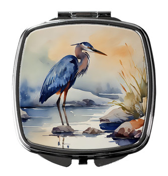 Blue Heron Compact Decorative Travel Makeup Mirror DAC2850 product image at NuMercy