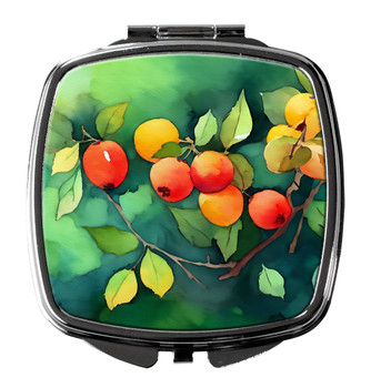 Missouri Hawthorns in Watercolor Compact Decorative Travel Makeup Mirror DAC1677 product image at NuMercy