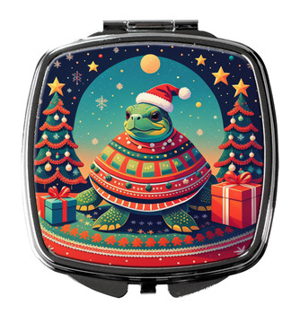Turtle Christmas Compact Decorative Travel Makeup Mirror DAC1208 product image at NuMercy