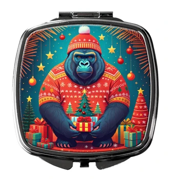 Gorilla Christmas Compact Decorative Travel Makeup Mirror DAC1183 product image at NuMercy
