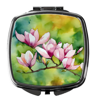 Mississippi Magnolia in Watercolor Compact Decorative Travel Makeup Mirror DAC1675 product image at NuMercy