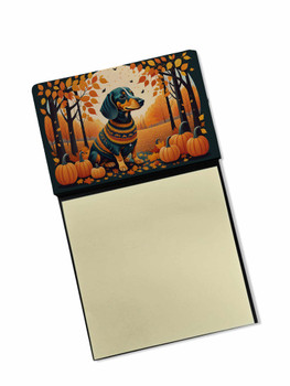Dachshund Fall Sticky Note Holder Refillable Dispenser DAC1042 product image at NuMercy