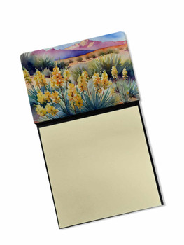 New Mexico Yucca Flower in Watercolor Sticky Note Holder Refillable Dispenser DAC1690 product image at NuMercy