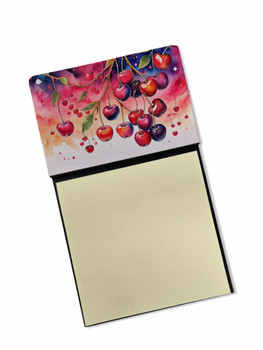 Colorful Cherries Sticky Note Holder Refillable Dispenser DAC1835 product image at NuMercy